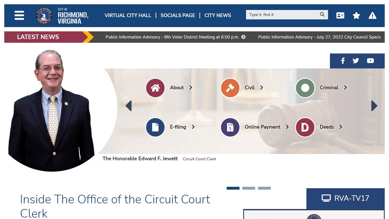 The Office of the Circuit Court Clerk | Richmond - RVA